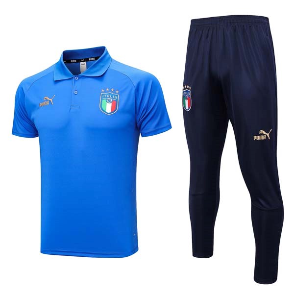 Polo Italien Komplett Set 2023-24 Blau 4